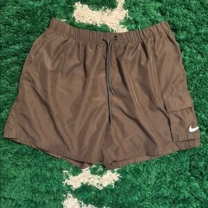 Nike Earthy Brown Swim Shorts